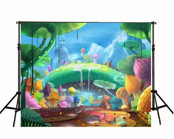 TR 5X7ft Vinyl Photography Background Computer Printed the Mushroom Forest Photography Backdrops for Photo Studio
TR 5X7ft Vinyl Photography Background Computer Printed the Mushroom Forest Photography Backdrops for Photo Studio