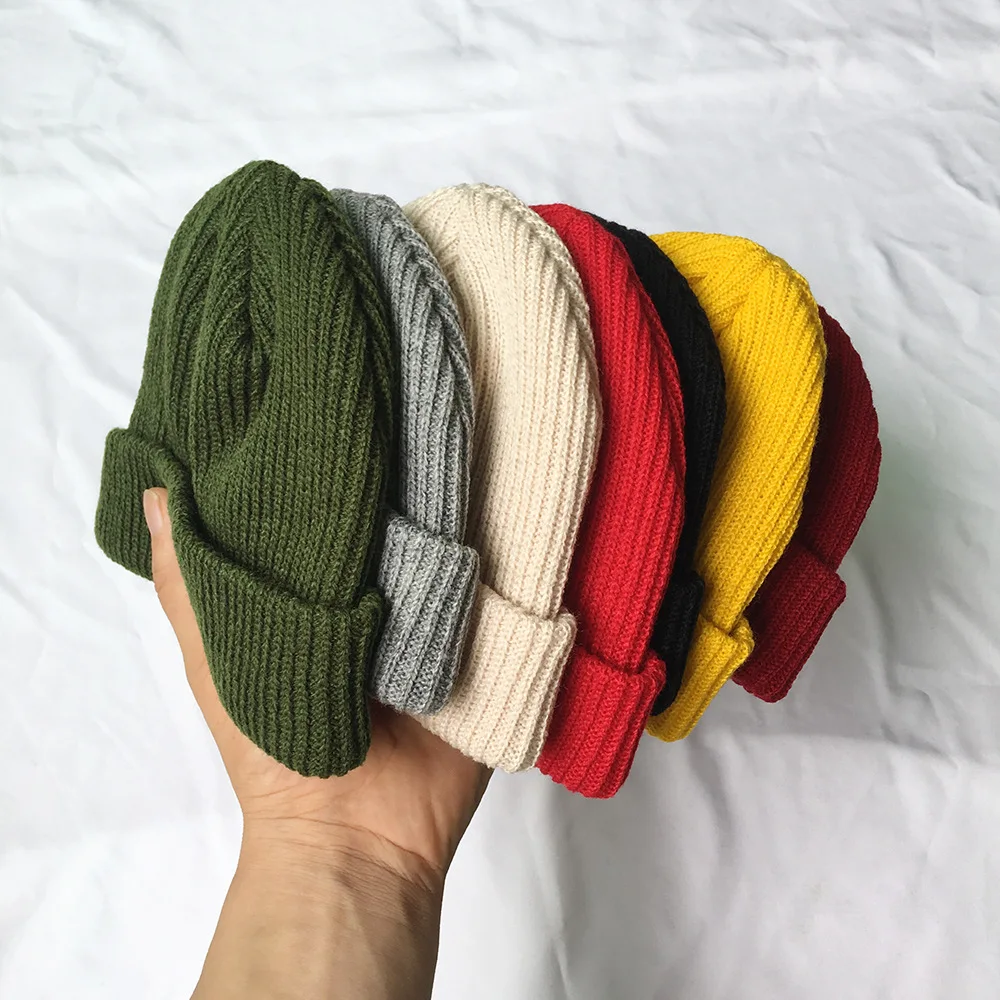 Brimless Hats Hip Hop Beanie Skullcap Street Knitted Hat Women Men Acrylic Unisex Casual Solid Pumpkin Portable Melon Cap
Brimless Hats Hip Hop Beanie Skullcap Street Knitted Hat Women Men Acrylic Unisex Casual Solid Pumpkin Portable Melon Cap