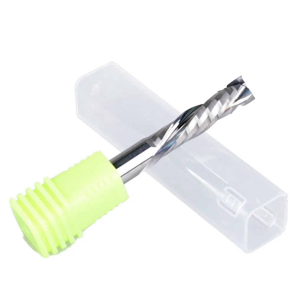 2pc 6x25mm UP DOWN Cut Two Flutes Spiral Carbide Mill Tool Cutter for CNC Router, Compression Wood End Mill Cutter Bit
2pc 6x25mm UP DOWN Cut Two Flutes Spiral Carbide Mill Tool Cutter for CNC Router, Compression Wood End Mill Cutter Bit