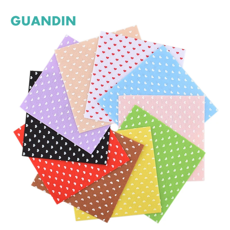 GUANDIN,Printed Polyester Nonwonven Felt Fabric Patchwork/DIY Sewing & Quilting Material For Dolls Bags Love Pattern 15*15cm/1mm
GUANDIN,Printed Polyester Nonwonven Felt Fabric Patchwork/DIY Sewing & Quilting Material For Dolls Bags Love Pattern 15*15cm/1mm