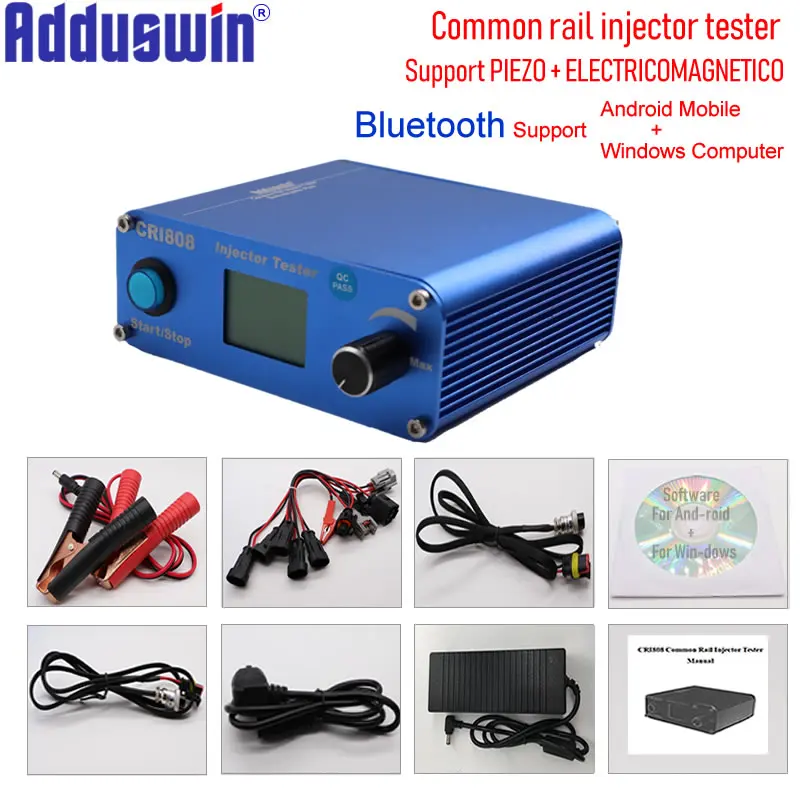 Free Ship! Multifunction Diesel common rail injector tester piezo bluetooth injector tools CRI808 update CRI100
Free Ship! Multifunction Diesel common rail injector tester piezo bluetooth injector tools CRI808 update CRI100