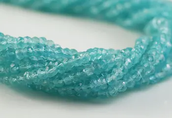 4x2mm Aqua Blue Apatite Gemstone Grade AAA Faceted Rondelle Loose Beads 13.5 inch Full Strand (90184367-852)
4x2mm Aqua Blue Apatite Gemstone Grade AAA Faceted Rondelle Loose Beads 13.5 inch Full Strand (90184367-852)
