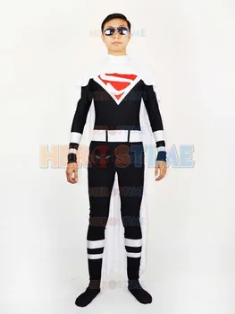 Black & white Superman Costume Spandex Justice Lords Superman Superhero Costume Halloween Cosplay Zentai Suit
Black & white Superman Costume Spandex Justice Lords Superman Superhero Costume Halloween Cosplay Zentai Suit