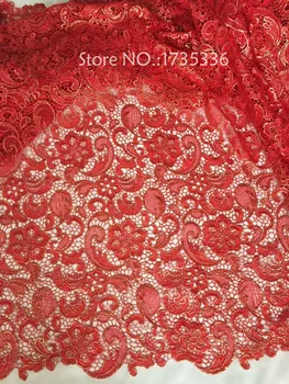 High quality RED+GOLD african guipure cord lace fabric, corded lace fabric 5yards one piece L702
High quality RED+GOLD african guipure cord lace fabric, corded lace fabric 5yards one piece L702