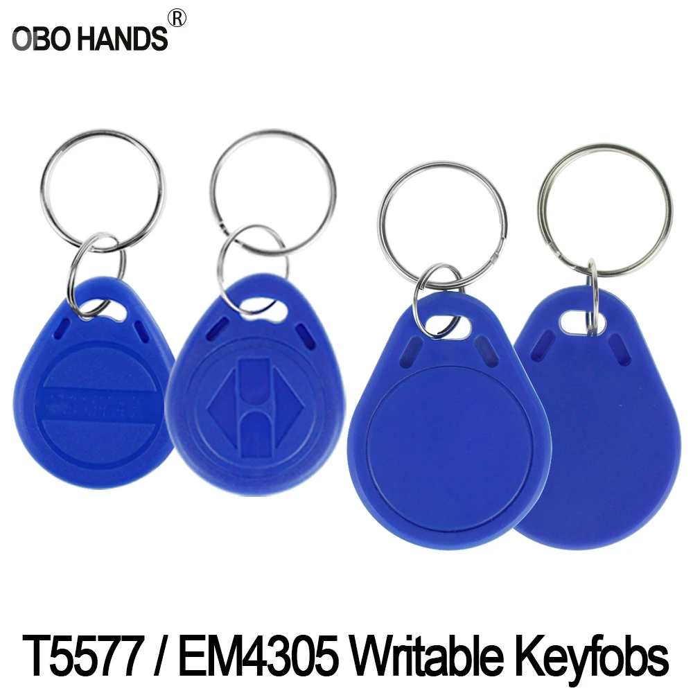 (pack of 10/20/50/100) RFID 125KHz EM4305/T5577 Read and Rewritable Keyfobs Writable Keychains Access Control Key Card Token Tag
(pack of 10/20/50/100) RFID 125KHz EM4305/T5577 Read and Rewritable Keyfobs Writable Keychains Access Control Key Card Token Tag