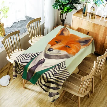 3d Cartoon Mr. Fox Tablecloth Creative Cat and Horse Pattern Polyester Comfortable Waterproof Table Cloth Cover for Children
3d Cartoon Mr. Fox Tablecloth Creative Cat and Horse Pattern Polyester Comfortable Waterproof Table Cloth Cover for Children