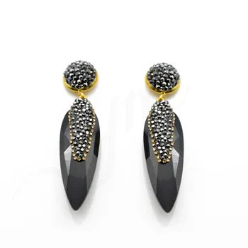 2019 new charms boho style black long earrings copper geometric fashion earring jewelry for women girls prom leisure occasion
2019 new charms boho style black long earrings copper geometric fashion earring jewelry for women girls prom leisure occasion