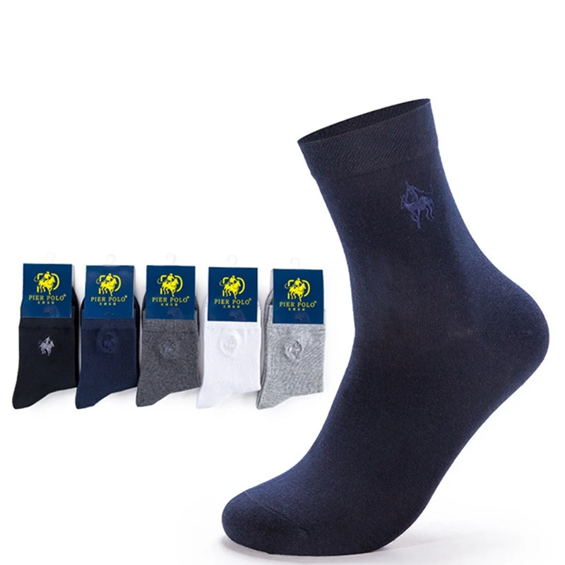 PIER POLO Original Brand Socks Men's High Quality Business Dress Socks Happy Classic Pure Color Man 100 Cotton Socks black
PIER POLO Original Brand Socks Men's High Quality Business Dress Socks Happy Classic Pure Color Man 100 Cotton Socks black