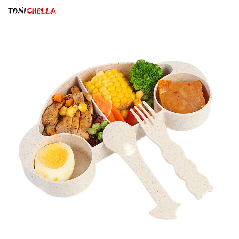 Infant Tableware Baby Feeding Plate Children Training Tray With Spoon Fork Car Shape Dishes Candy Color Food Container T0599
Infant Tableware Baby Feeding Plate Children Training Tray With Spoon Fork Car Shape Dishes Candy Color Food Container T0599