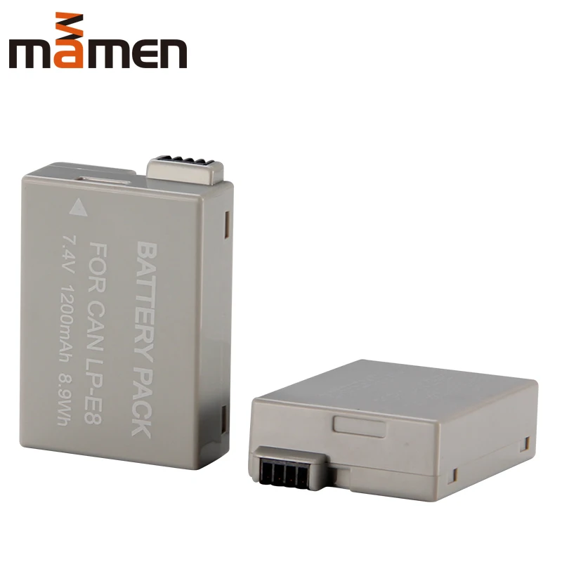 Mamen LP-E8 7.4V Camera Battery Pack For Canon EOS 550D 600D 650D 700D Kiss X4 X5 X6i X7i Rebel T2i T3i T4i T5i Li-Batteries
Mamen LP-E8 7.4V Camera Battery Pack For Canon EOS 550D 600D 650D 700D Kiss X4 X5 X6i X7i Rebel T2i T3i T4i T5i Li-Batteries