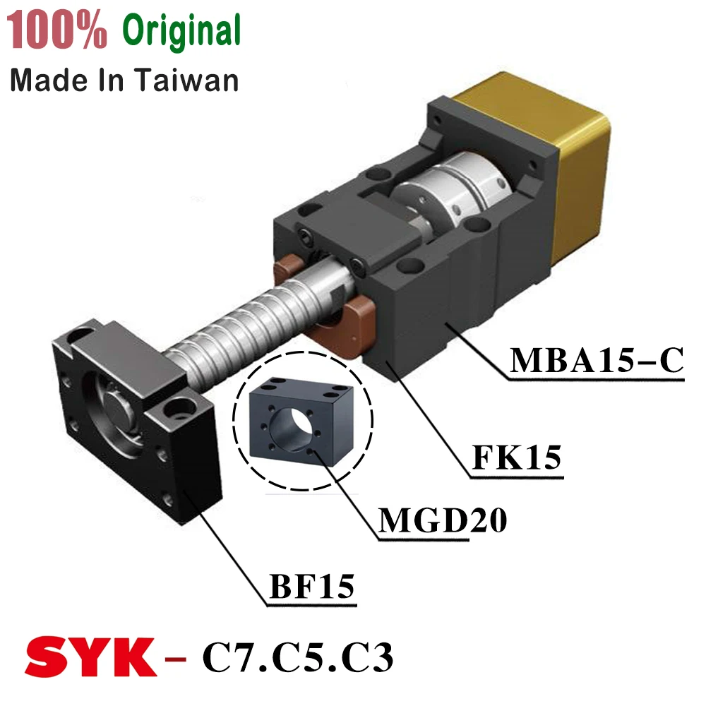 SYK C3 C5 C7 FK15 BF15 MGD20 MBA15 MBA15-C MBA15-F end Support Unit set Motor Bracket and Nut Housing for 20mm Ball screw
SYK C3 C5 C7 FK15 BF15 MGD20 MBA15 MBA15-C MBA15-F end Support Unit set Motor Bracket and Nut Housing for 20mm Ball screw