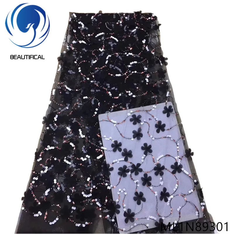BEAUTIFICAL nigerian lace fabrics Top sale nigerian net lace sequins 5yards 3d flowers lace fabrics for dress ML1N893
BEAUTIFICAL nigerian lace fabrics Top sale nigerian net lace sequins 5yards 3d flowers lace fabrics for dress ML1N893