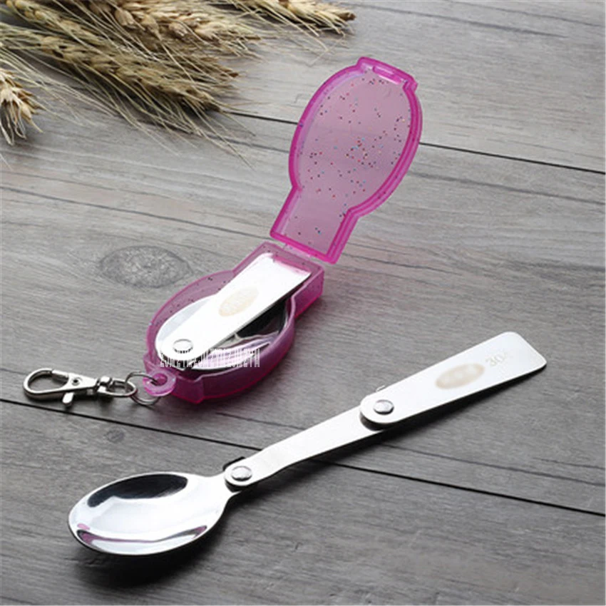Creative 304 stainless steel folding spoon outdoor travel portable tableware spoon picnic tableware spoon rice spoon length 16cm
Creative 304 stainless steel folding spoon outdoor travel portable tableware spoon picnic tableware spoon rice spoon length 16cm