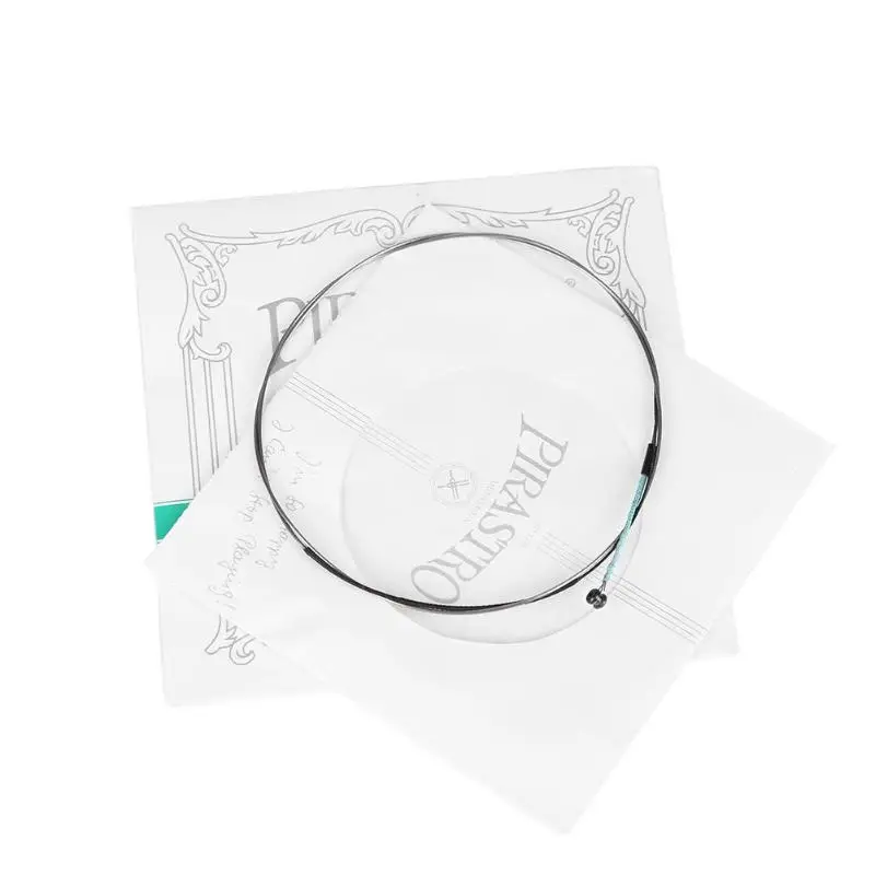 4pcs/set E/A/D/G string Chrome Steel Pirastro Tonica Violin Strings for 4/4 Violin Accessories Green Silver - Violin Use Violin Strings Chromocor violin string (319020) Chrome steel string tail is spherical 4/4 adult piano Green + Silver 100mm*100mm*1mm 21g 26g