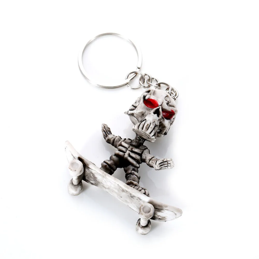 2017 New Skateboard Skull Rubber Keychain Skeleton Punk Key Chain Bag Car Keys Holder Charm Keyring For Women Men Gift @M8694
2017 New Skateboard Skull Rubber Keychain Skeleton Punk Key Chain Bag Car Keys Holder Charm Keyring For Women Men Gift @M8694