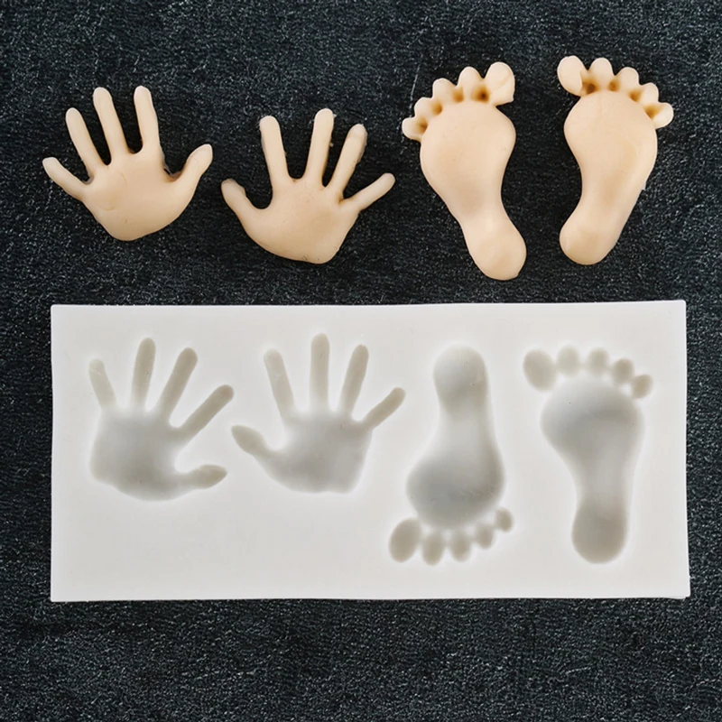 Small Hand & Foot Silicone Mold Fondant Mould Cake Decorating Tool Chocolate Gumpaste Mold Sugarcraft Kitchen Accessories
Small Hand & Foot Silicone Mold Fondant Mould Cake Decorating Tool Chocolate Gumpaste Mold Sugarcraft Kitchen Accessories