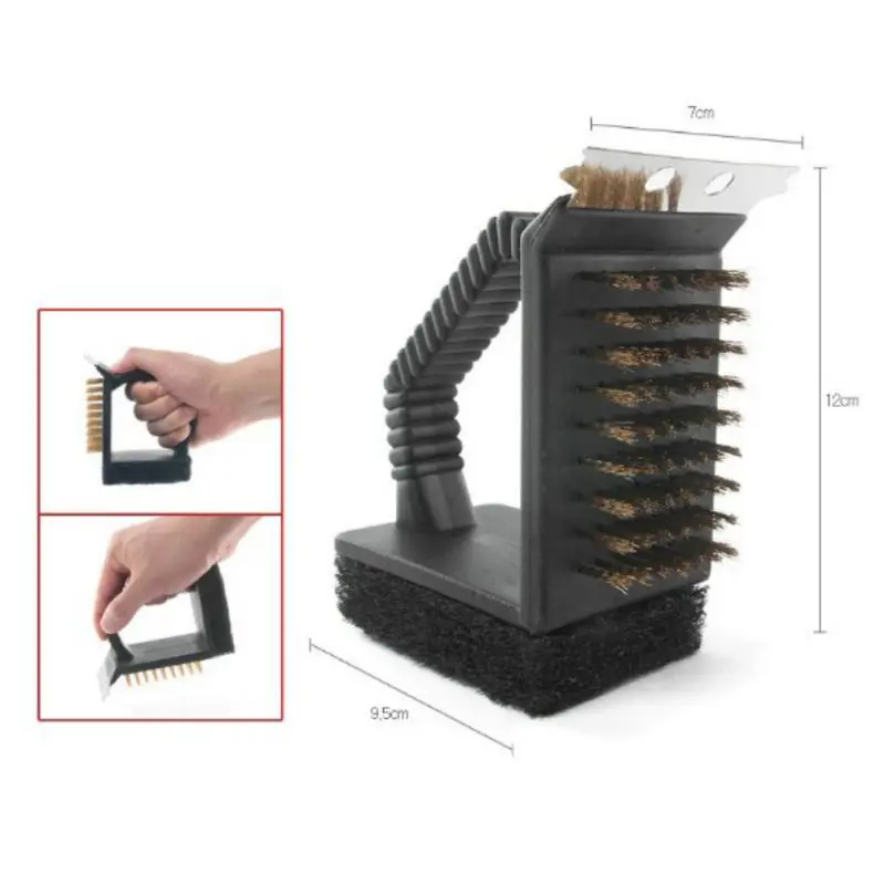 Three-in-one Long Handle Cleaning Brush Handle Stainless Steel Grill Quick Cleaning Tool BBQ Accessories Product
Three-in-one Long Handle Cleaning Brush Handle Stainless Steel Grill Quick Cleaning Tool BBQ Accessories Product