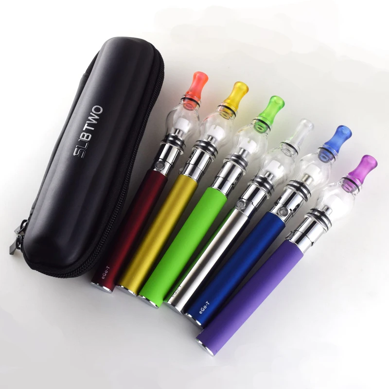 SUB TWO new eGo glass global vaporizer kit Glass Bulb atomizer for Wax electronic cigarette ego-t kit vape pen e cig