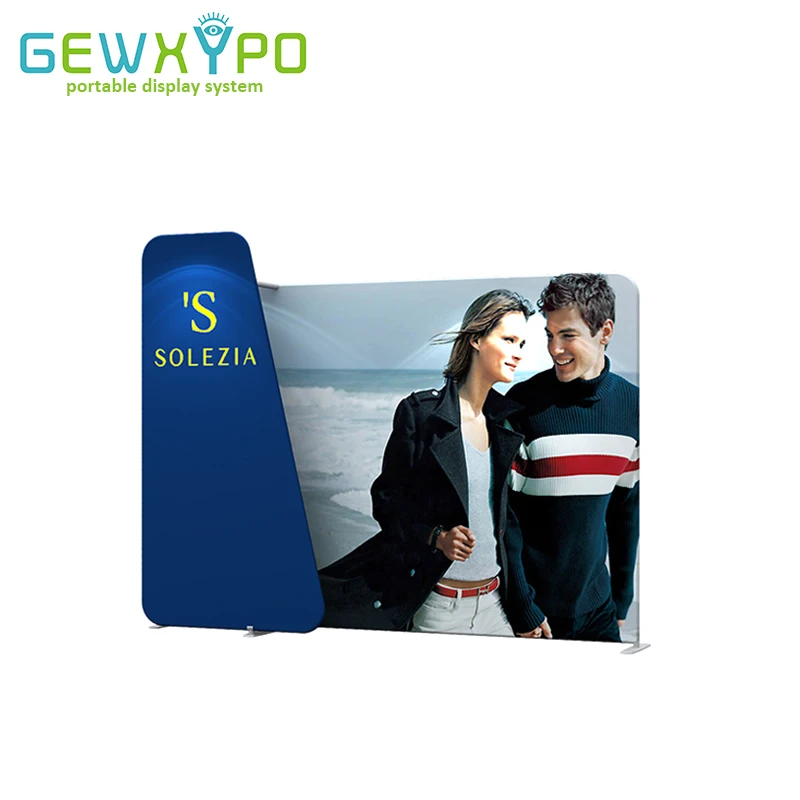 10ft*7.5ft Portable Straight Tension Fabric Display Backdrop Wall With Overlap Shape Wall(Include One Side Printed Banner)
10ft*7.5ft Portable Straight Tension Fabric Display Backdrop Wall With Overlap Shape Wall(Include One Side Printed Banner)