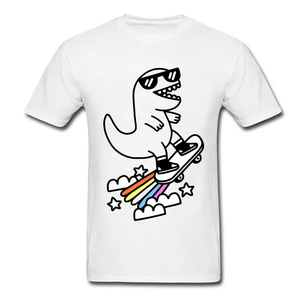 New Coming Men Tops T Shirt Rad Rex 3694 Normal Tshirts 100% Cotton Short Sleeve Design Tops Shirt Round Collar Rad Rex 3694 white