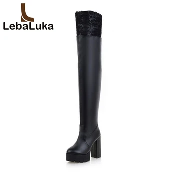 Tuyoki New Women Sexy Lace Over The Knee Boot Thick High Heel Long Boots Platform Woman Heels Shoes Footwear Size 34-43
Tuyoki New Women Sexy Lace Over The Knee Boot Thick High Heel Long Boots Platform Woman Heels Shoes Footwear Size 34-43