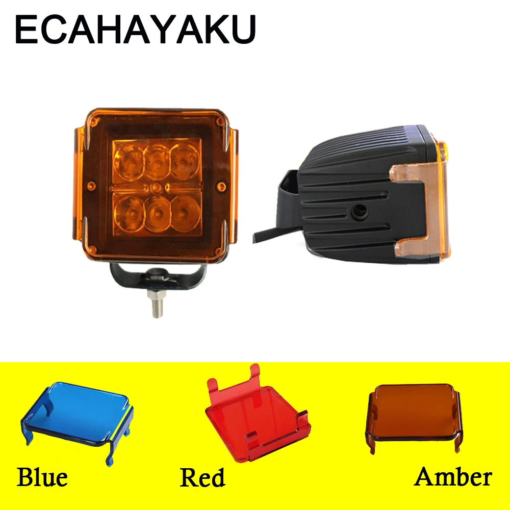 ECAHAYAKU 2Pcs 3x3"inch Square Car Bumper Lamp 18W Led Pod Light Front Head Bumper Light for 4x4 Off Road Car Lights Led 12V 24V
ECAHAYAKU 2Pcs 3x3"inch Square Car Bumper Lamp 18W Led Pod Light Front Head Bumper Light for 4x4 Off Road Car Lights Led 12V 24V