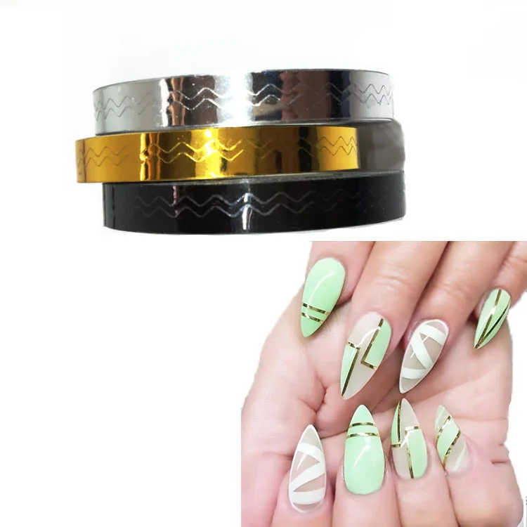 5mm-Wider Self-adhesive Wave Line Nail Striping Tape Decal Diy 3d Nail Art Charms Variety Tips Decorations Nails Foil Stickers
5mm-Wider Self-adhesive Wave Line Nail Striping Tape Decal Diy 3d Nail Art Charms Variety Tips Decorations Nails Foil Stickers