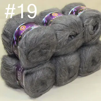 Lot of 6 balls MOHAIR 50% Angora goats Cashmere 50% silk hand Yarn Knitting slate gray #19
Lot of 6 balls MOHAIR 50% Angora goats Cashmere 50% silk hand Yarn Knitting slate gray #19