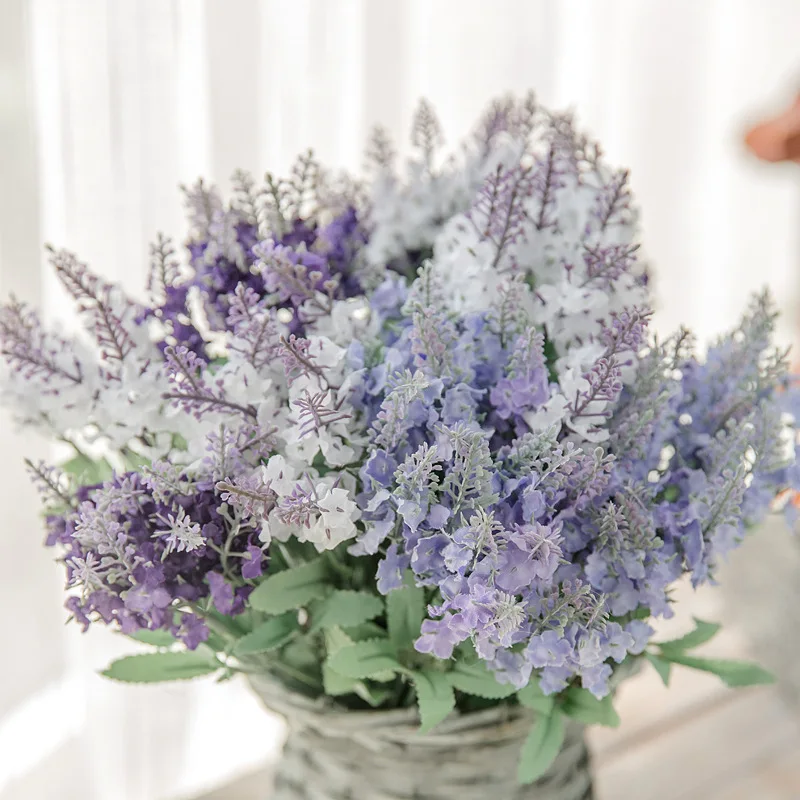5pcs/lot 10 Heads Provence Lavender Artificial Fake Silk Purple Lavender Flower Wedding Party Bouquet Bridal Home Decor Floral
5pcs/lot 10 Heads Provence Lavender Artificial Fake Silk Purple Lavender Flower Wedding Party Bouquet Bridal Home Decor Floral
