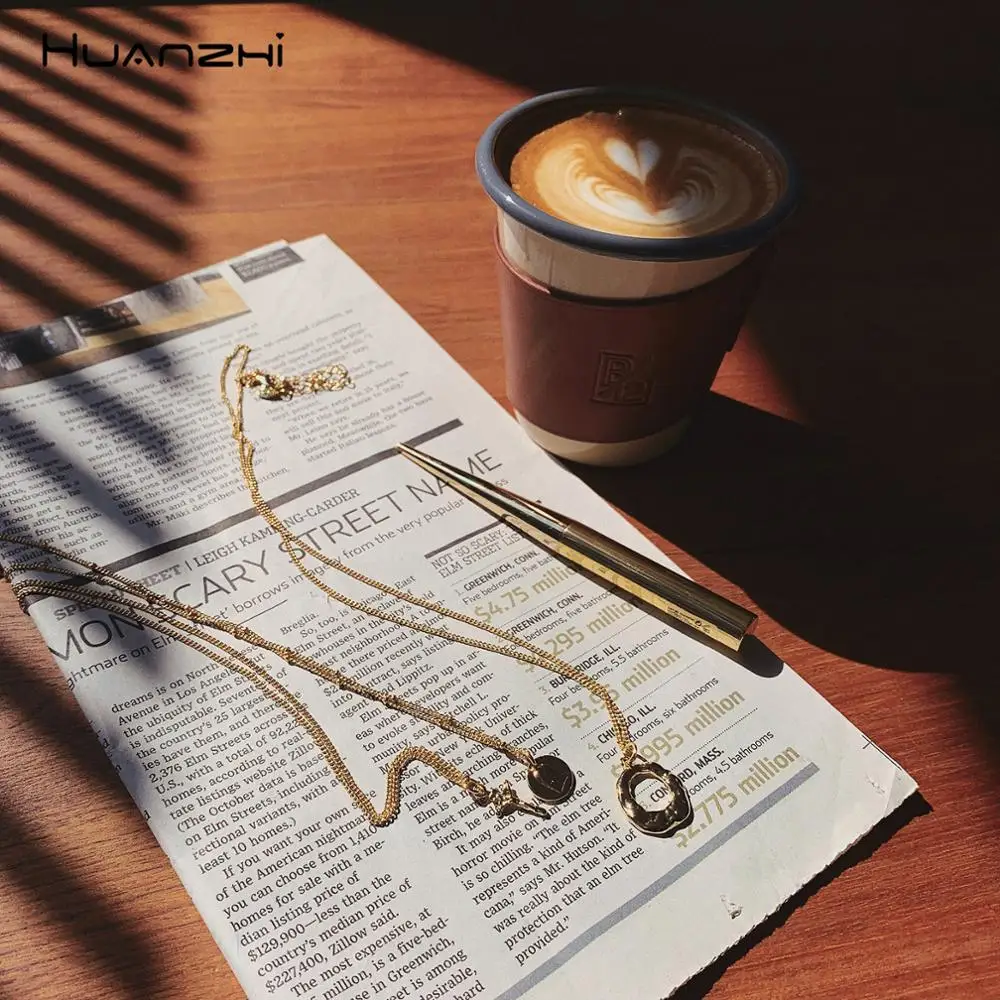 HUANZHI Coin Cross Pendant Multi-layer Vintage Chic Personality Gold Color Metal Long Chain Necklaces For Women Girls Jewelry
HUANZHI Coin Cross Pendant Multi-layer Vintage Chic Personality Gold Color Metal Long Chain Necklaces For Women Girls Jewelry