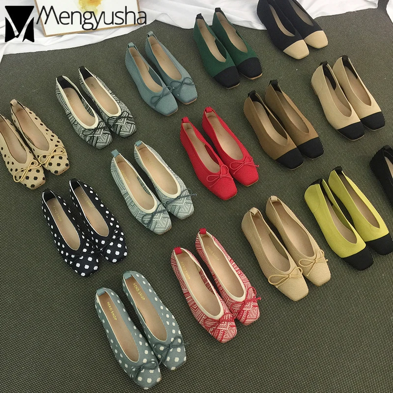 Square Toe soft cozy espadrilles shoes women stretch knitted slim flats dot print weave moccasin bow pregnant loafers breathable
Square Toe soft cozy espadrilles shoes women stretch knitted slim flats dot print weave moccasin bow pregnant loafers breathable