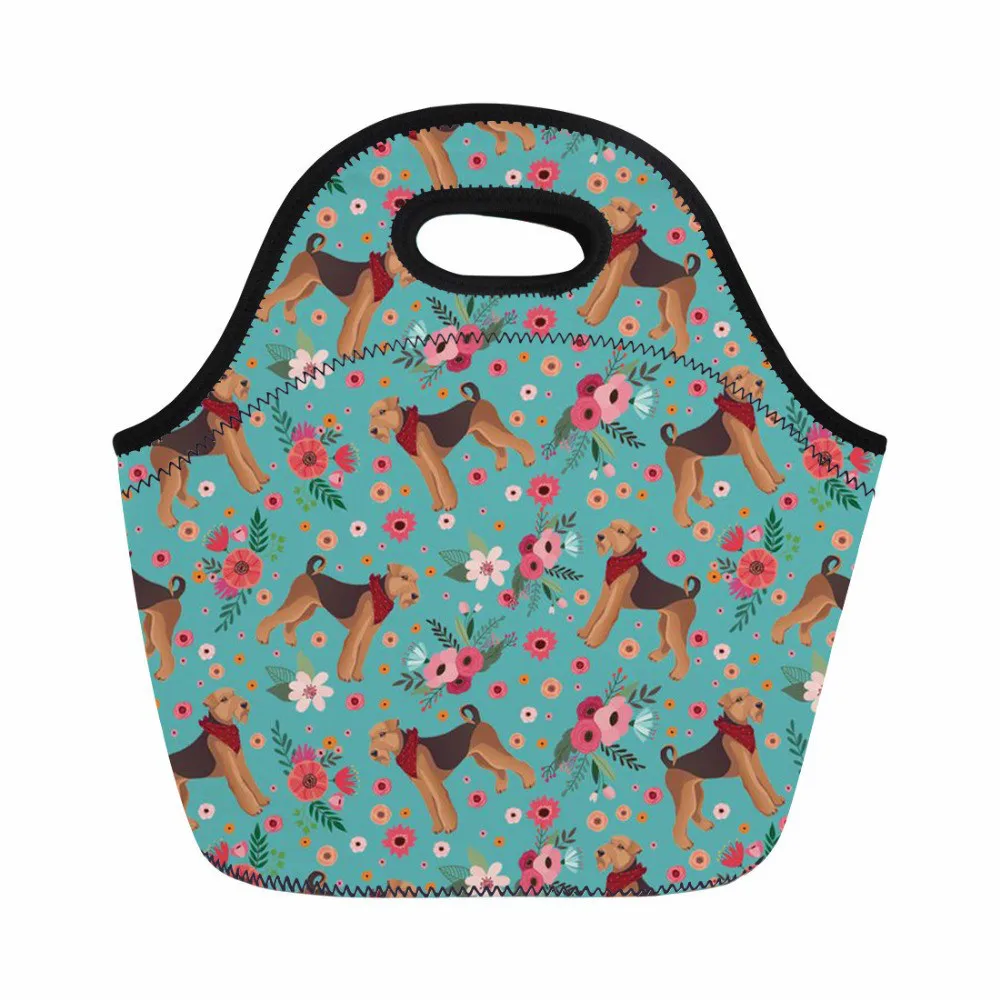 ThiKin Lunch Bags for Women Airedale Terrier Flower Print Picnic Bag Student Meals Sacola Kids Girls Food Storage Bag Bolsa
ThiKin Lunch Bags for Women Airedale Terrier Flower Print Picnic Bag Student Meals Sacola Kids Girls Food Storage Bag Bolsa