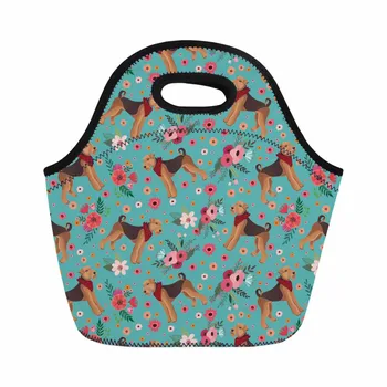 ThiKin Lunch Bags for Women Airedale Terrier Flower Print Picnic Bag Student Meals Sacola Kids Girls Food Storage Bag Bolsa
ThiKin Lunch Bags for Women Airedale Terrier Flower Print Picnic Bag Student Meals Sacola Kids Girls Food Storage Bag Bolsa