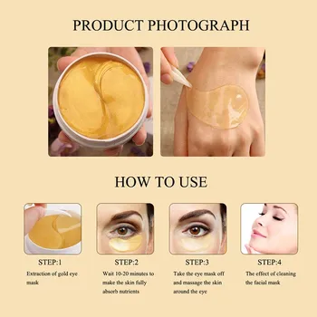 Free Shipping 60PCS Gold Crystal Collagen Eye Mask Patches Moisturizing Whitening Anti-Wrinkle Eye Skin Remove Dark Circle Care
Free Shipping 60PCS Gold Crystal Collagen Eye Mask Patches Moisturizing Whitening Anti-Wrinkle Eye Skin Remove Dark Circle Care