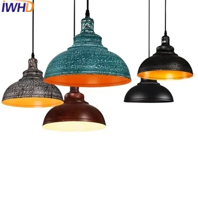 IWHD Industrial Vintage Lamp Loft Retro Pendant Lamp BlacK Iron Kitchen Retro Hanging Lights Color Lamparas Hanglamp Lustre
IWHD Industrial Vintage Lamp Loft Retro Pendant Lamp BlacK Iron Kitchen Retro Hanging Lights Color Lamparas Hanglamp Lustre