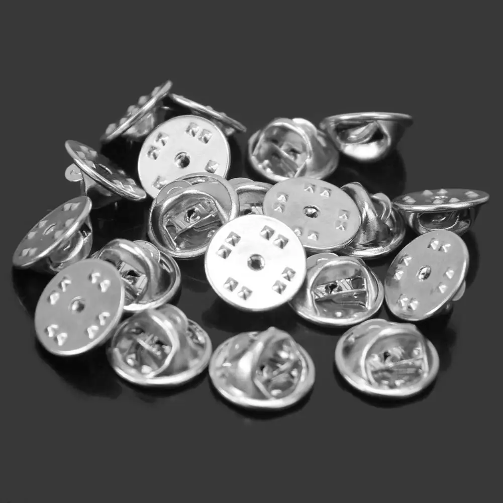 20pcs Silver Tone Butterfly Clasps Badge Hat Pin Metal Tie Back Lapel Fixings Fastener Accessories DIY Crafts
20pcs Silver Tone Butterfly Clasps Badge Hat Pin Metal Tie Back Lapel Fixings Fastener Accessories DIY Crafts