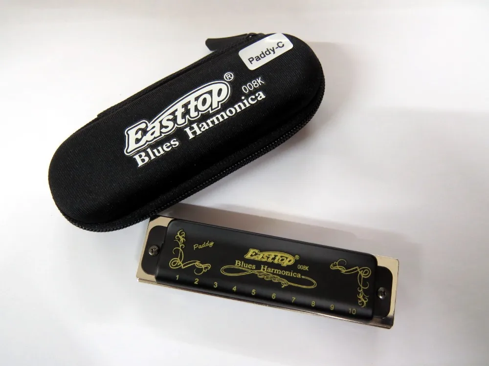 EASTTOP mouth organ T008K Blues harp,key of Paddy C, blues harp,10hole professional harmonica for beginner,player,gift
EASTTOP mouth organ T008K Blues harp,key of Paddy C, blues harp,10hole professional harmonica for beginner,player,gift