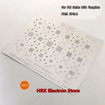 BGA Stencil For Qualcomm PM:1 PM:2 Maxin MAX:1 MTK MT:2 Series Direct Heating Template 0.12mm
BGA Stencil For Qualcomm PM:1 PM:2 Maxin MAX:1 MTK MT:2 Series Direct Heating Template 0.12mm