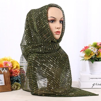 2019 Chiffon Sequined Bandana Women Abaya Dubai Islam Muslim Hijab Scarf Shawl Long Big Head Scarfs Foulard Femme Abrigo Mujer
2019 Chiffon Sequined Bandana Women Abaya Dubai Islam Muslim Hijab Scarf Shawl Long Big Head Scarfs Foulard Femme Abrigo Mujer