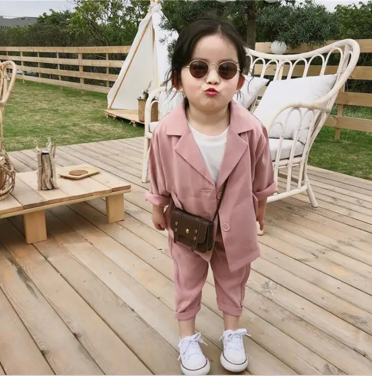 2019 new girls boys 2 pcs set coat+long pants fashion spring kids suit 1-7t HI612
2019 new girls boys 2 pcs set coat+long pants fashion spring kids suit 1-7t HI612