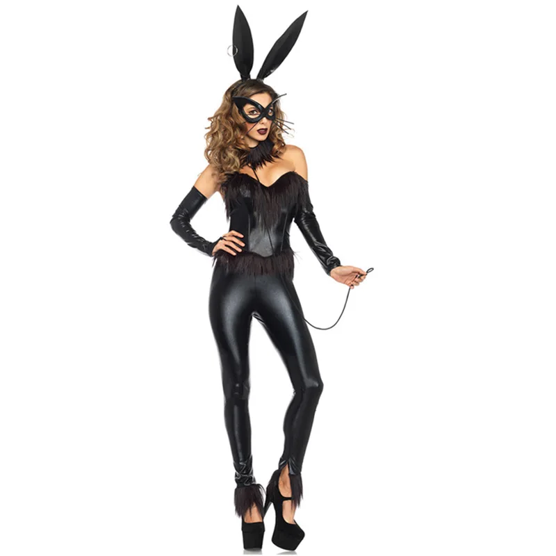 Sexy Black Women's Sexy Bunny Costume Sexy Rabbit Girl Costume M-XL nightclub cute rabbit uniform temptation Costumes
Sexy Black Women's Sexy Bunny Costume Sexy Rabbit Girl Costume M-XL nightclub cute rabbit uniform temptation Costumes