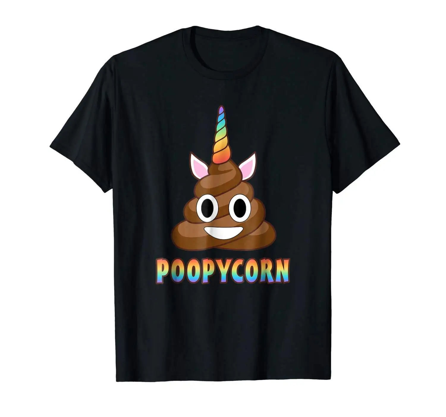 Poopycorn Poop Emoji Unicorn Funny Black T-Shirt Cartoon t shirt men Unisex New Fashion tshirt free shipping funny tops
Poopycorn Poop Emoji Unicorn Funny Black T-Shirt Cartoon t shirt men Unisex New Fashion tshirt free shipping funny tops