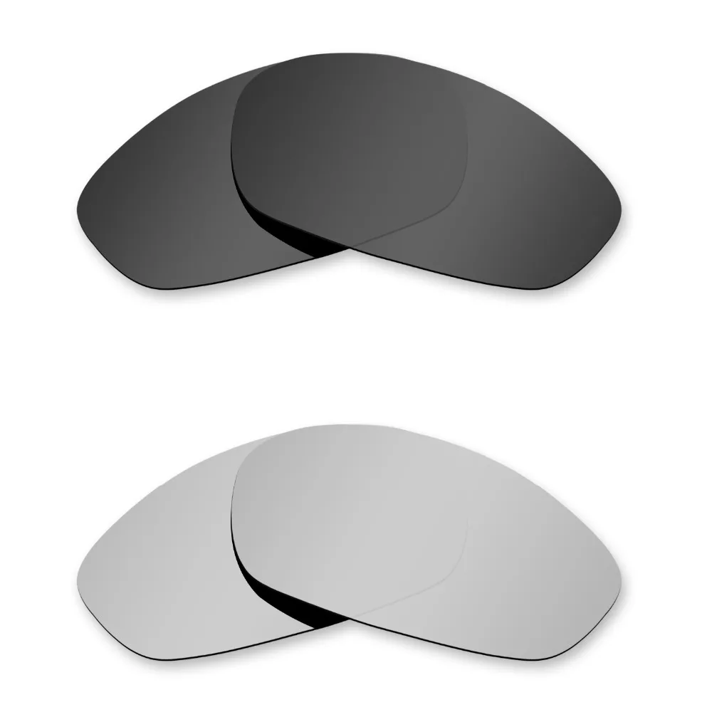 Glintbay 2 Pairs Polarized Sunglasses Replacement Lenses for Oakley Whisker Stealth Black and Silver Titanium
Glintbay 2 Pairs Polarized Sunglasses Replacement Lenses for Oakley Whisker Stealth Black and Silver Titanium