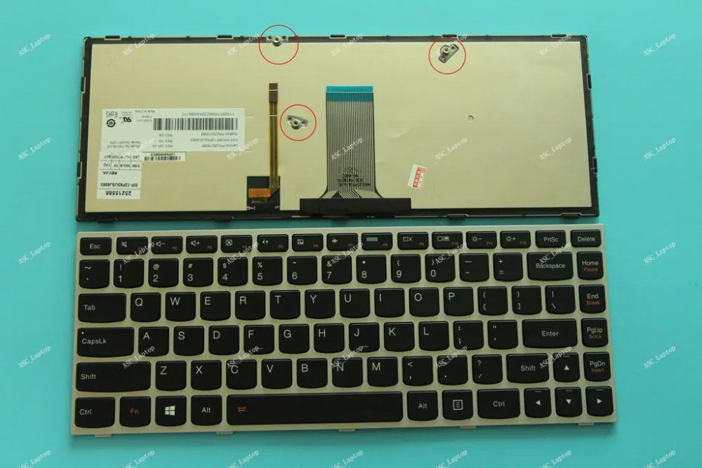 New US English Keyboard For LENOVO G40-30 G40-45 G40-70 G40-70M B40-30 B40-45 Flex 2 14 Laptop Silver Frame Black Backlit WIN8
New US English Keyboard For LENOVO G40-30 G40-45 G40-70 G40-70M B40-30 B40-45 Flex 2 14 Laptop Silver Frame Black Backlit WIN8