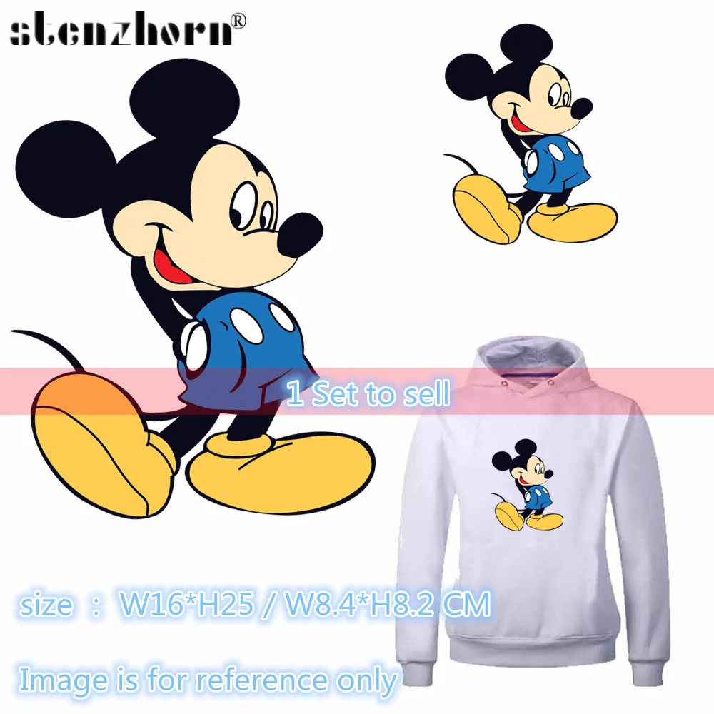Mickey Minnie stickers DIY heat transfer Thermo Adhesive Patches for clothes iron on transfers for clothing A Level applications
Mickey Minnie stickers DIY heat transfer Thermo Adhesive Patches for clothes iron on transfers for clothing A Level applications