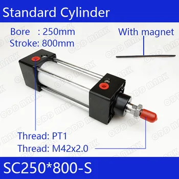 SC250*800-S 250mm Bore 800mm Stroke SC250X800-S SC Series Single Rod Standard Pneumatic Air Cylinder SC250-800-S
SC250*800-S 250mm Bore 800mm Stroke SC250X800-S SC Series Single Rod Standard Pneumatic Air Cylinder SC250-800-S
