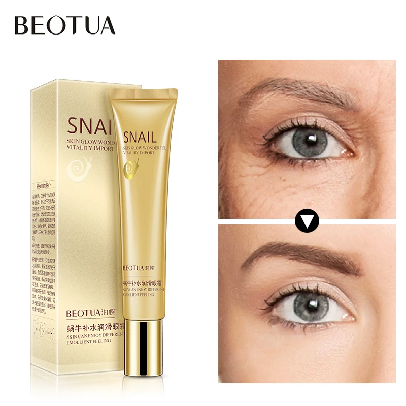 BEOTUA Snail Eye Essence Remove Dark Circle Cream Moisturizing Hyaluronic Acid Eye Cream Anti-Aging Puffiness Serum Skin Care
BEOTUA Snail Eye Essence Remove Dark Circle Cream Moisturizing Hyaluronic Acid Eye Cream Anti-Aging Puffiness Serum Skin Care