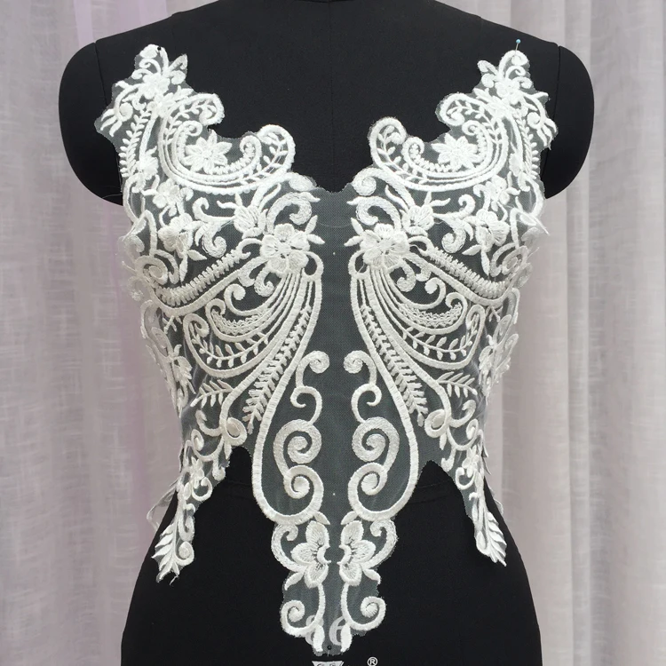 New Car Bone Embroidered Sequin Lace Patch Collar Flower Back Paste Bridal Wedding Dress Applique Clothing Accessories
New Car Bone Embroidered Sequin Lace Patch Collar Flower Back Paste Bridal Wedding Dress Applique Clothing Accessories
