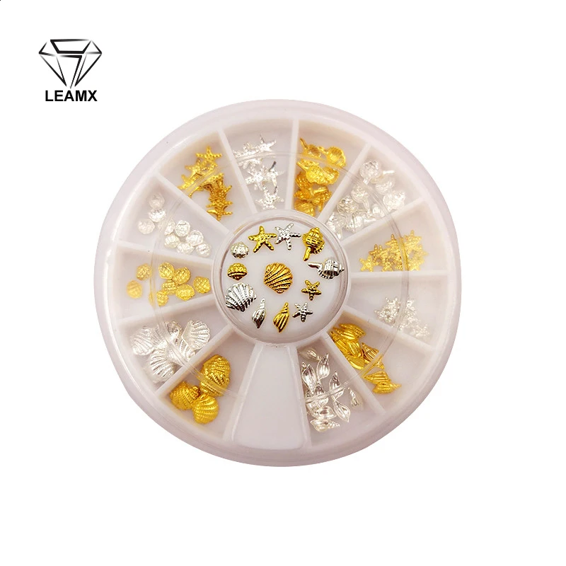 1 Box 3D Mixed Size Alloy Starfish Shell Anchor Shape Nail Art Flat Bottom Decoration Nail Stickers Nails Salon Supplie Wheel
1 Box 3D Mixed Size Alloy Starfish Shell Anchor Shape Nail Art Flat Bottom Decoration Nail Stickers Nails Salon Supplie Wheel