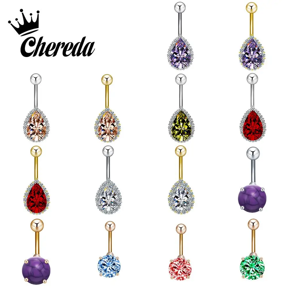 Chereda Sexy Women Navel Piercing Belly Button Body Jewelry Crystal Zircon Rhinestones Drop Water Body Ring Colorful Jewelry
Chereda Sexy Women Navel Piercing Belly Button Body Jewelry Crystal Zircon Rhinestones Drop Water Body Ring Colorful Jewelry